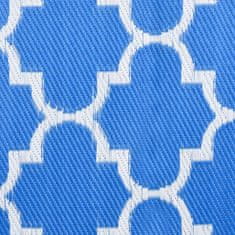 Petromila vidaXL Vonkajší koberec modrý 190x290 cm PP