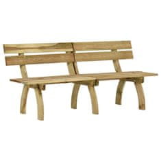 Petromila vidaXL Záhradná lavička 220 cm impregnované borovicové drevo