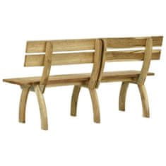 Petromila vidaXL Záhradná lavička 160 cm impregnované borovicové drevo