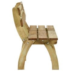 Petromila vidaXL Záhradná lavička 160 cm impregnované borovicové drevo