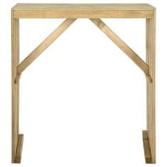 Vidaxl Barový stôl, 100x60x110 cm, impregnovaná borovica