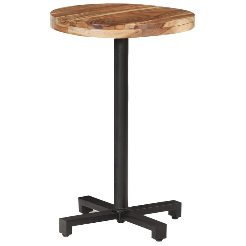 Vidaxl Bistro stôl okrúhly Ø50x75 cm akáciový masív