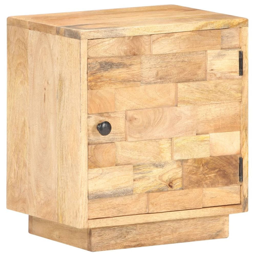 Vidaxl Nočný stolík, 40x30x45 cm, mangové masívne drevo