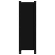 Vidaxl 5-panelový paraván čierny 250x180 cm
