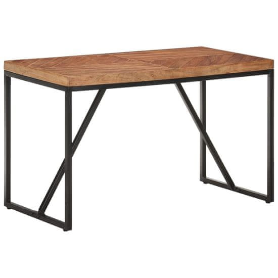 Vidaxl Jedálenský stôl 120x60x76 cm akáciový a mangovníkový masív