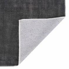 Vidaxl Koberec skladací a prateľný antracitový 160x230 cm polyester