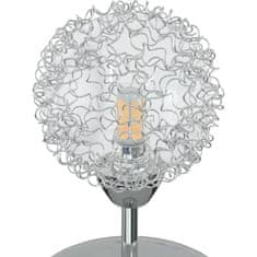 Vidaxl Stropná lampa so sieťovinovými tienidlami na 5 LED žiaroviek G9