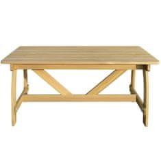 Vidaxl Záhradný stôl 150x74x75 cm, impregnovaná borovica