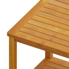 Vidaxl Odkladací stolík z akáciového dreva 45x45x45 cm