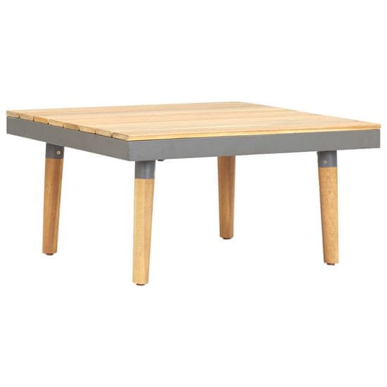 Vidaxl Záhradný konferenčný stolík 60x60x31,5 cm masívne akáciové drevo