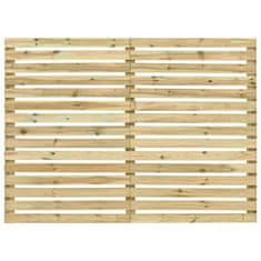 Vidaxl Záhradný plotový panel, impregnovaná borovica 180x180 cm