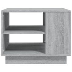 Petromila vidaXL Konferenčný stolík sivý dub 55x55x43 cm drevotrieska