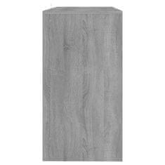 Petromila vidaXL Konzolový stolík sivý dub sonoma 89x41x76,5 cm drevotrieska
