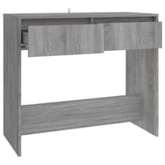 Petromila vidaXL Konzolový stolík sivý dub sonoma 89x41x76,5 cm drevotrieska