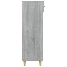 Vidaxl Botník sivý dub sonoma 60x35x105 cm spracované drevo