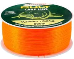 Climax Vlasec CULT Carp Line 600m 0,28mm/6,8kg fluo-oranžová