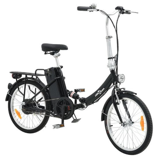 Vidaxl Skladací elektrický bicykel s lítium-iónovou batériou, hliník