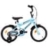 Detský bicykel 14 palcový čierny a modrý