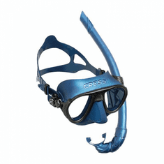 Cressi Set maska CALIBRO a šnorchel CORSICA modrá