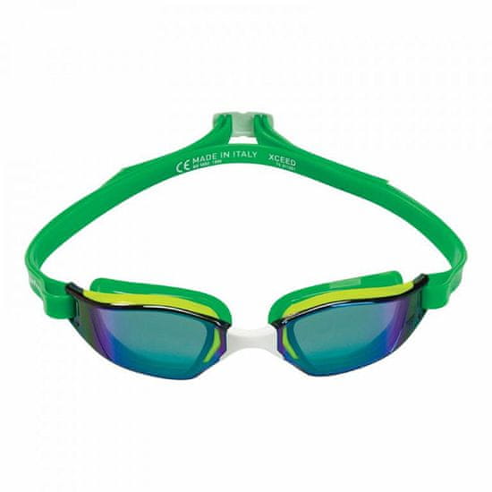 Michael Phelps Plavecké okuliare Xceed YELLOW / GREEN titánovo zrkadlový zorník zelená