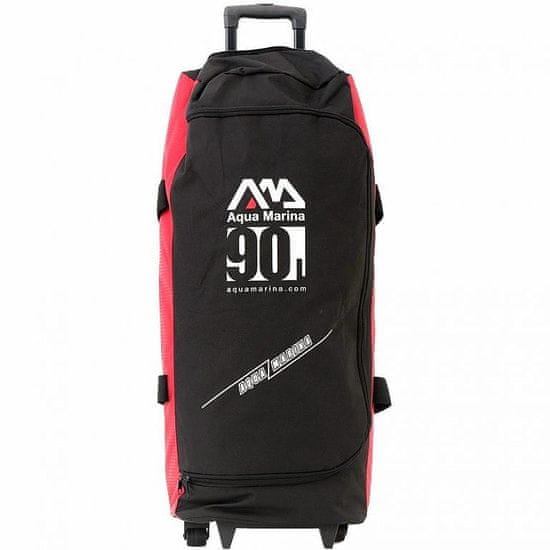 Aqua Marina Cestovná taška 90 L čierna / červená červená/čierna