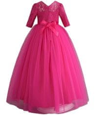 Princess Dievčenské spoločenské šaty veľkosť 134 - ružové