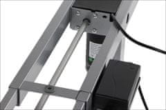 STEMA Rám s elektrickým nastavením výšky UT01N-2T/A, výška 70-118 cm, dĺžka 101-142 cm, jeden motor, USB, šedá farba