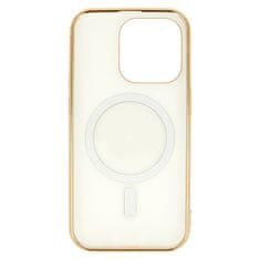 IZMAEL Štýlové puzdro Magsafe - Apple iPhone 11 - Biela/Zlatá KP25482