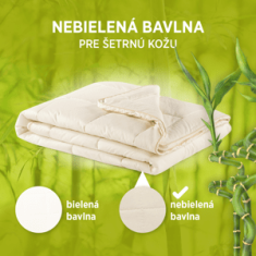 Vitapur Celoročná deka z bambusových vlákien, 140x200 cm - Dýchacia a odvádzajúca vlhkosť pre celoročné pohodlie.
