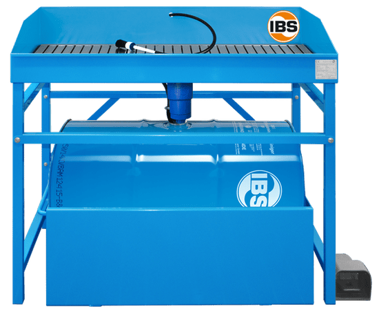 IBS Scherer Umývací stôl typ M-500 200 litrov, extra nosnosť 500 kg, elektrické čerpadlo, štetec - IBS