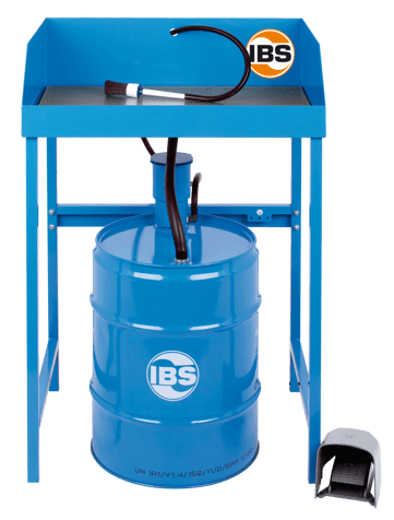 IBS Scherer Umývací stôl typ BK 50, 50 litrov, nosnosť 50 kg, elektrické čerpadlo a štetec