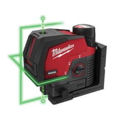 Milwaukee Aku krížový laser kombinovaný 3,0 Ah - Milwaukee M12 CLLP-301C