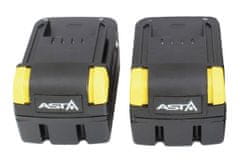 ASTA Aku uhlová brúska 125 mm, 18V Li-Ion 5,0 Ah, s batériami a nabíjačkou - ASTA