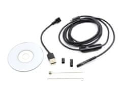 GEKO Inšpekčné endoskop s kamerou, vodotesný, kábel 2 m, pre Android