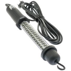ASTA Dielenská montážna lampa 60 LED SMD, elektrická 230V, s hákom na zavesenie