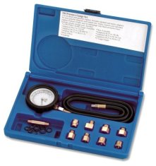 ASTA Tester tlaku motorového oleja, 0 - 7 bar, univerzálne, s adaptérmi