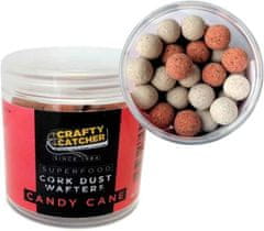 Crafty Catcher Boilies Cork Dust Wafter 15mm / 100g - Candy Cane / Cukrík