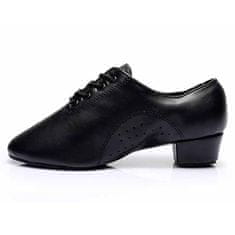 Burtan Dance Shoes Moderni črni usnjeni čevlji iz Cadiza, 36