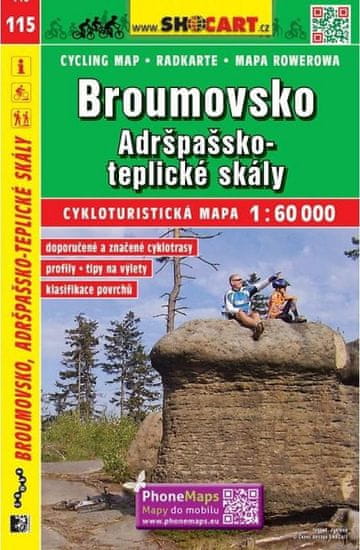 Broumovsko Adršpašsko-teplické skály 1:60 000 - 115