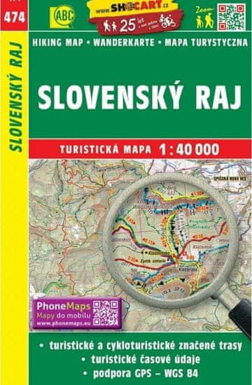 Slovenský ráj 1:40 000/Turistická mapa SHOCart 4106