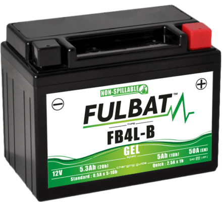 Fulbat Gélový akumulátor FB4L-B GEL (High Capacity) (YB4L-B GEL)