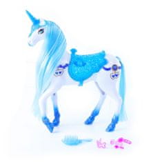 Rappa Česací modro-biely kôň so zvukom a svetlom