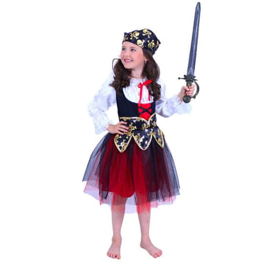 Rappa Detský kostým pirátka s šatkou (S) e-obal