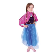 Rappa Detský kostým princezná zimná Anička DELUXE (M) e-obal