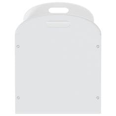 Vidaxl Detská lavica s úložným priestorom, biela, 62x40x46,5 cm, MDF