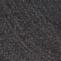 Petromila vidaXL Ručne vyrobený koberec tmavosivý 150 cm jutový okrúhly
