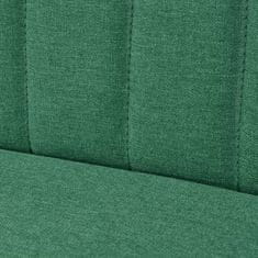 Vidaxl Pohovka z textilu, 117x55,5x77 cm, zelená