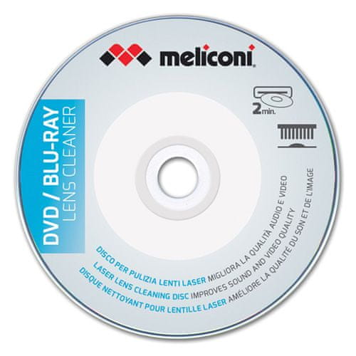 Meliconi Čistiace DVD , Pre DVD/Blu-ray