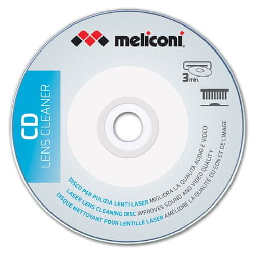 Meliconi Čistiace DVD , Pre CD prehrávače
