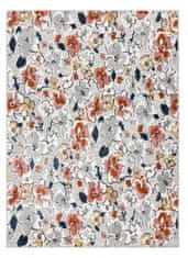 Dywany Łuszczów Kusový koberec Botanic 65239 flowers grey – na von aj na doma 78x150